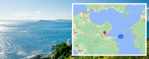 臼杵沖での海洋散骨