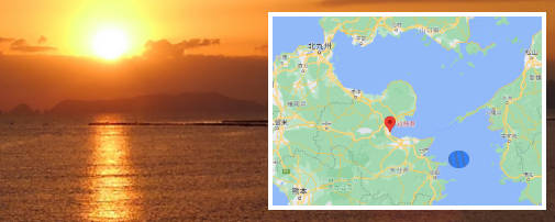 佐伯沖での海洋散骨
