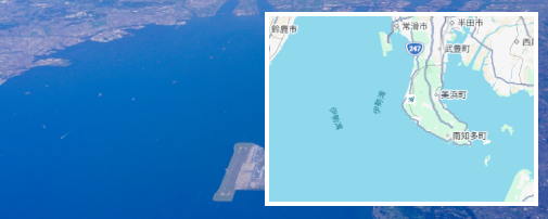 愛知県伊勢湾での海洋散骨