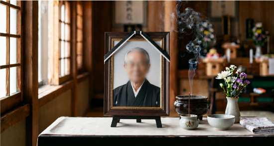 遺影のお焚き上げ